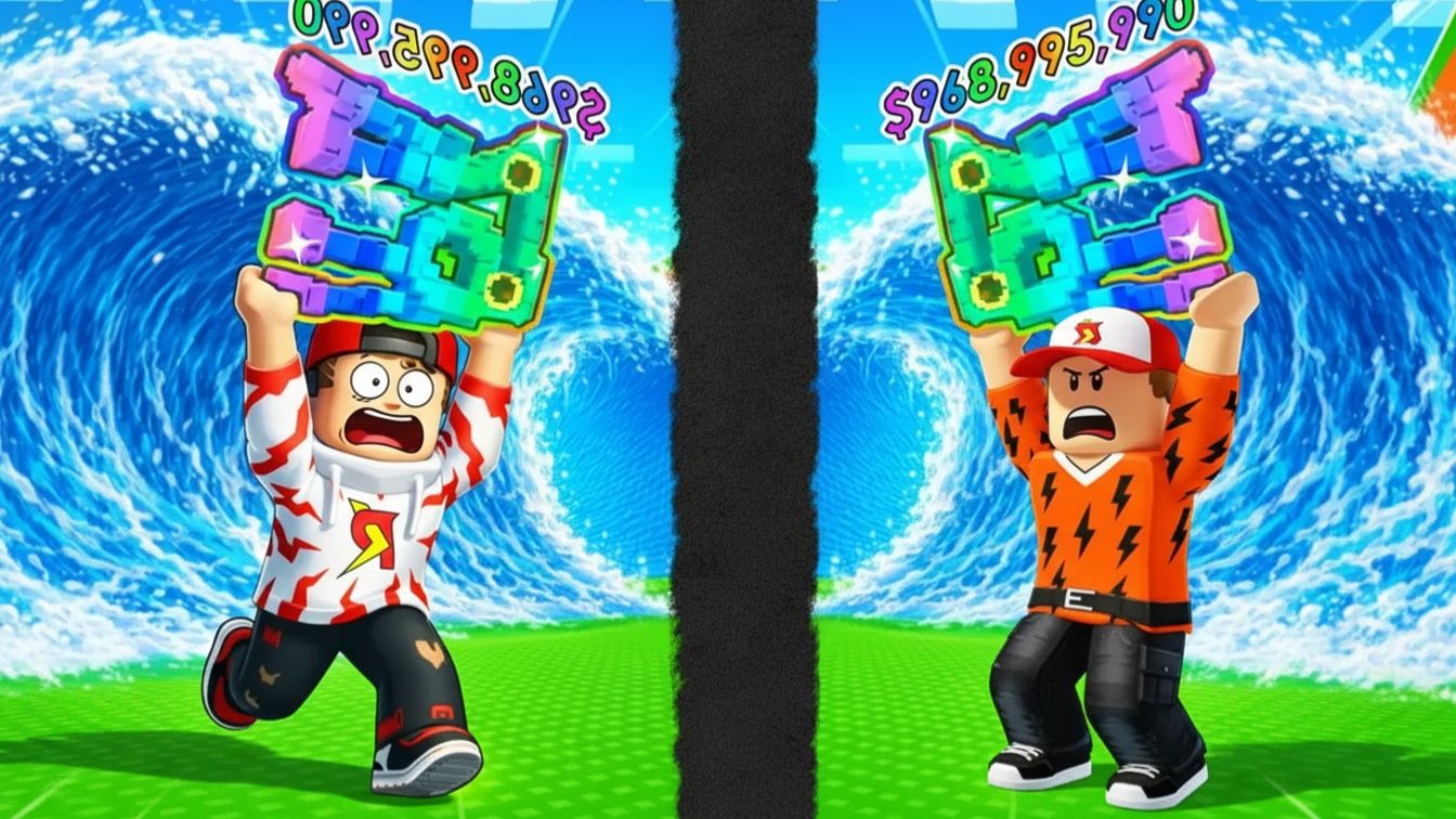 ПОБЕГ БРЕЙНРОТОВ ОТ ЦУНАМИ В ROBLOX 2 смотреть онлайн