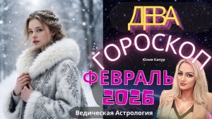 ♍Дева - гороскоп на Февраль 2026 года. От Юлии Капур