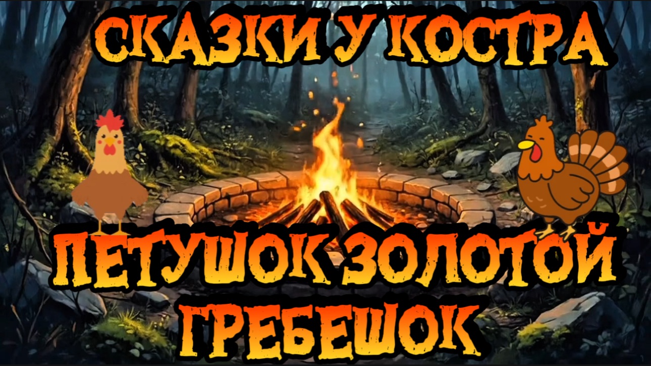 Сказки у костра, Петушок золотой гребешок , сказки для детей и малышей смотреть онлайн