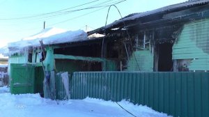 В Колпашеве в ночь на 21 января произошёл пожар в жилом доме