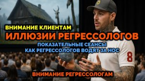 ИЛЛЮЗИИ РЕГРЕССОЛОГОВ ПОКАЗАТЕЛЬНЫЕ СЕАНСЫ. КАК РЕГРЕССОЛОГОВ ВОДЯТ ЗА НОС
