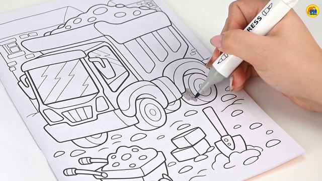 РАСКРАСКА С МАШИНКОЙ. СУПЕРКАРЫ смотреть онлайн