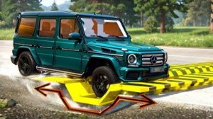 Автомобили против перевернутых лежачих полицейских