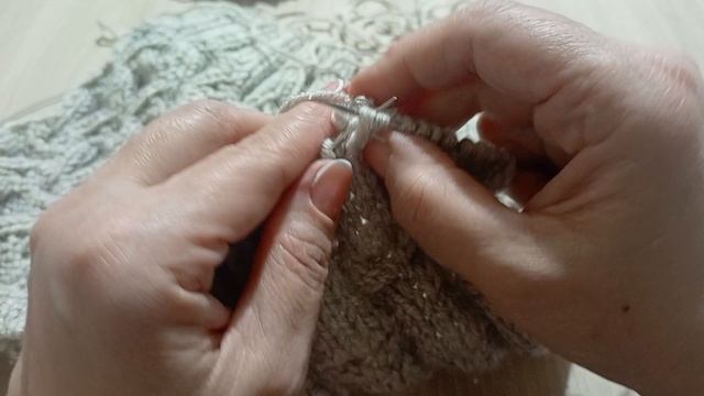 Косы спицами