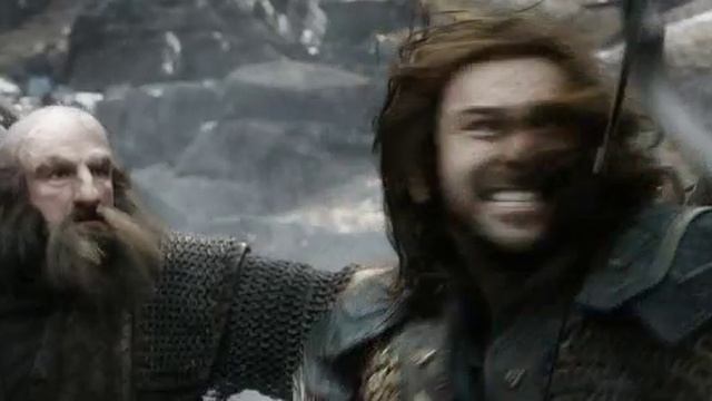 Хоббит.Битва пяти воинств.Гномы на колеснице.Лучший эпизод всей трилогии!!!