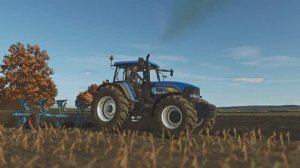 New Holland TM190 пахота Farming Simulator 25