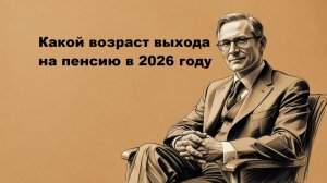 Какой возраст выхода на пенсию в 2026 году