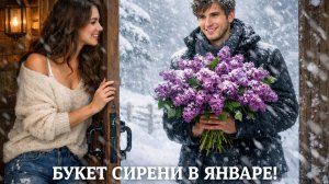 КЛАССНАЯ   ПЕСНЯ  -  БУКЕТ   СИРЕНИ   В   ЯНВАРЕ!