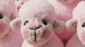 вяжем уши овечке. видео к платному МК