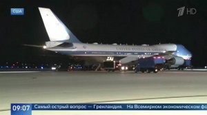 Трамп вылетел в Швейцарию после обнаружения неисправности самолета.