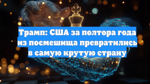 Трамп: США за полтора года из посмешища превратились в самую крутую страну
