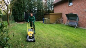 Кусторез. Косим газон на заднем дворе