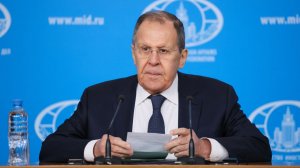 Allocution et réponses aux questions des médias du Sergueï Lavrov lors d'une conférence de presse