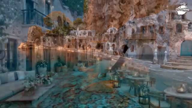 Mediterranean Bliss  Scenic Coastal Italy  Lake Como Relaxation with Peaceful Music