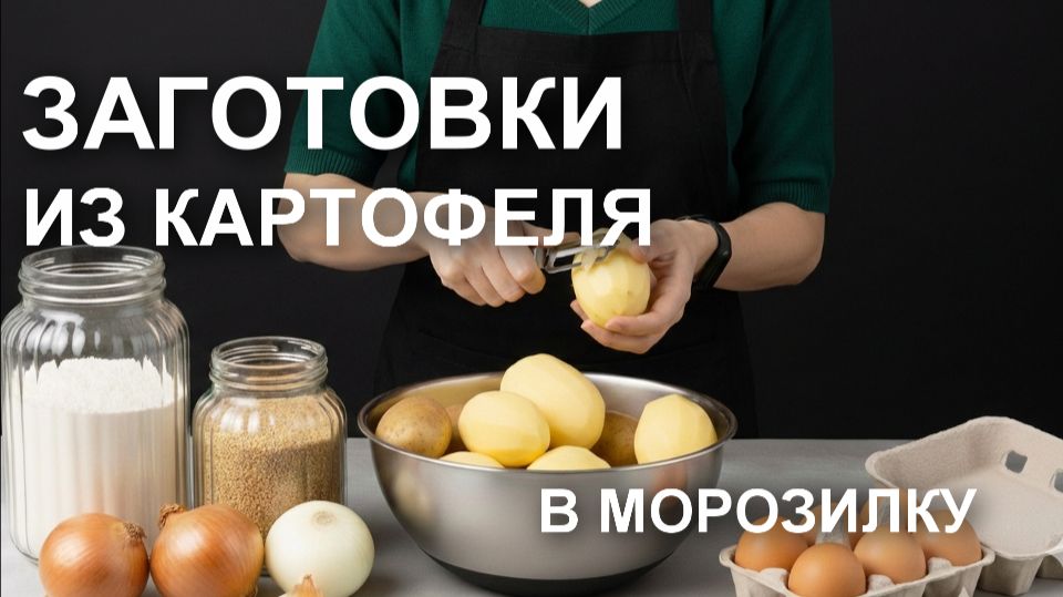 Заморозить картошку впрок?! Полуфабрикаты из картофеля в морозилку: мои ТОП-вые заготовки смотреть онлайн