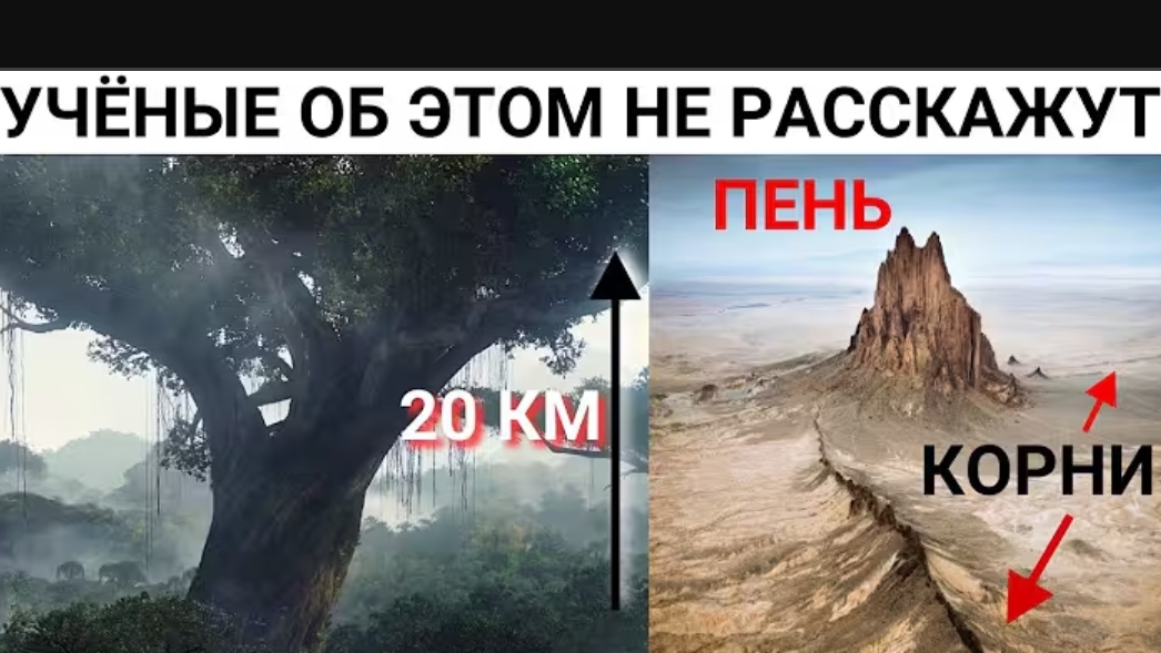 Уничтоженный на Земле Эдемский сад с мега гигантскими деревьями до небес.👆🧐😲 смотреть онлайн