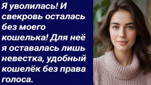 Истории со Смыслом/Я уволилась! И свекровь осталась без моего кошелька/Истории из жизни/Аудиорассказ