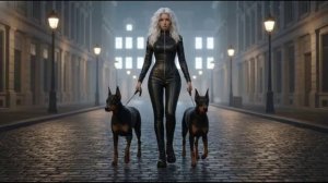 Барби с дуберманами