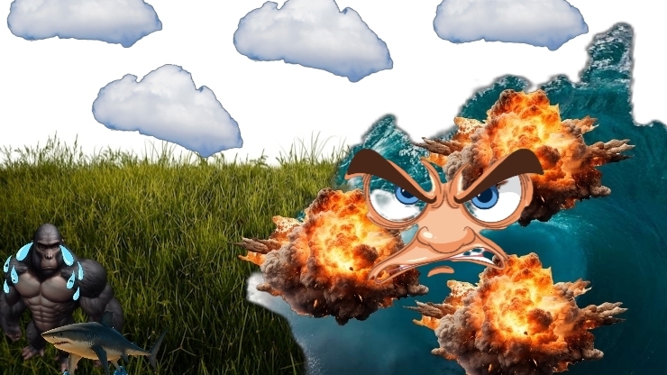 ИГРАЮ в СПРЯТАТЬСЯ ОТ ВОЛНЫ РАЗДАЧА