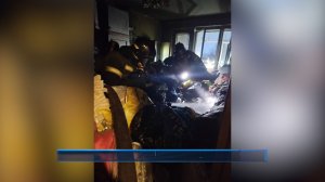 (Рыбинск-40) ПОЖАР В ЗАМУСОРЕННОЙ КВАРТИРЕ