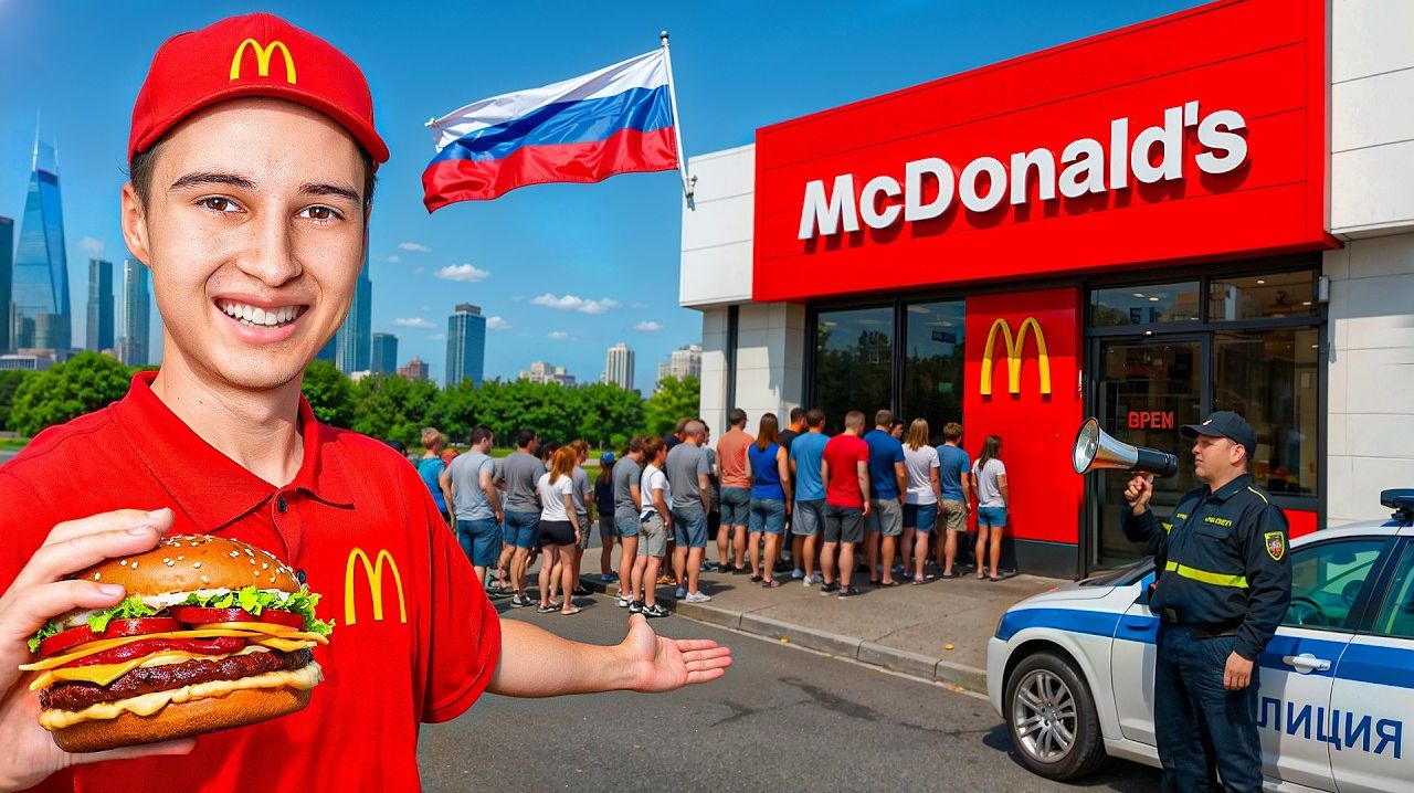 Я открыл ФЕЙКОВЫЙ Макдональдс в России! смотреть онлайн