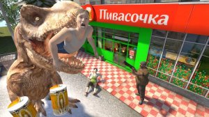 ПИВОЗАВР ЛЮДОЕД СОЖРАЛ БАТЮ НА ОБЕД - МУЛЬТ ( СКУЛБОЙ ПРОТИВ ПИВОЗАВРА )