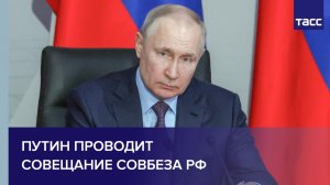 Путин проводит совещание с постоянными членами Совбеза РФ