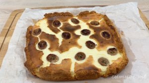 Нежный ленивый чизкейк с приятным, мягким, песочным коржиком Обязательно готовьте!