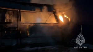 Пожар в ангаре, 21.01.2026г.