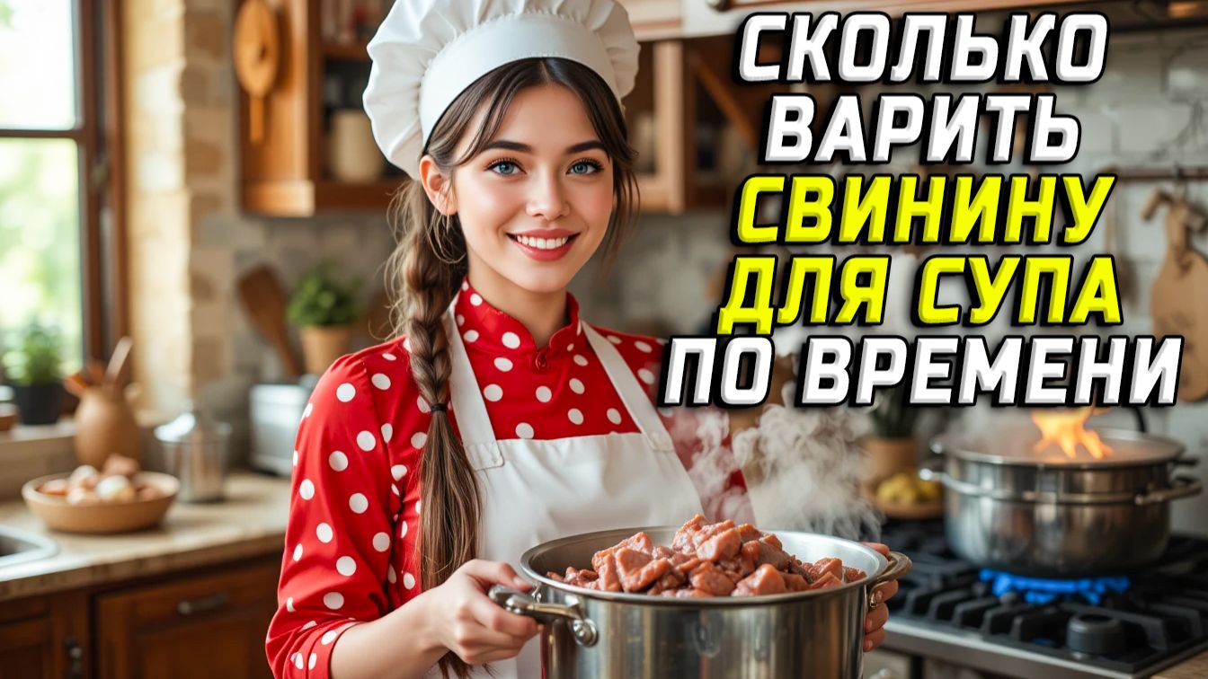 Сколько по времени варить свинину для супа смотреть онлайн