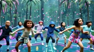 🌠 ТРЕНДОВЫЙ ТАНЕЦ 2026: цифровые аватары в неоновой лагуне