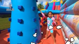 Детский челлендж с Настей и папой