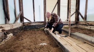 17 января. НА ДАЧЕ. Часть 2. Первые посадки в теплице в 2026 году😊