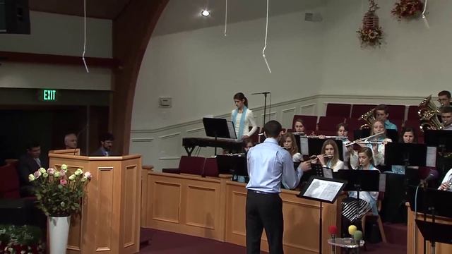 О небо, голубое небо..- дух. оркестр.. смотреть онлайн