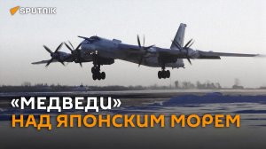 Российские стратегические ракетоносцы пролетели над Японским морем