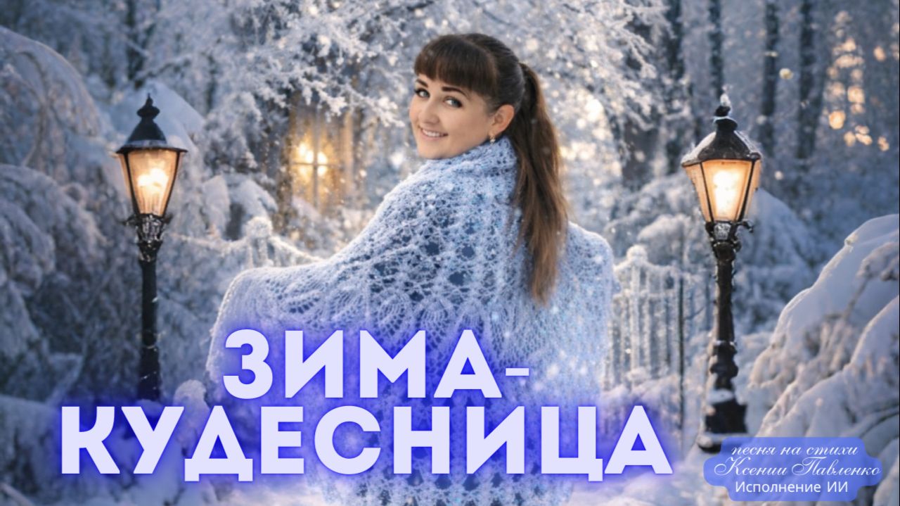 "ЗИМА-КУДЕСНИЦА " песня на стихи Ксении Павленко смотреть онлайн