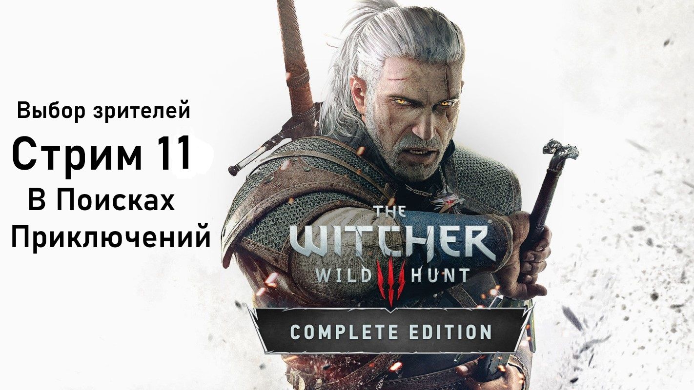 Выбор Зрителей - The Witcher 3: Wild Hunt - Стрим 11.  В поисках приключения.