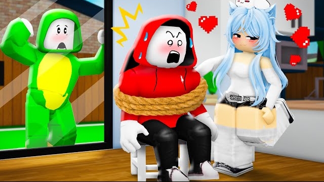 Джей Джея похитила Yandere Girl! Анимация Роблокс смотреть онлайн