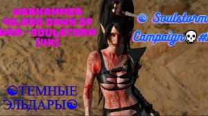 Warhammer 40,000 Dawn of War - Soulstorm [4K] ☯Темные Эльдары☯ Soulstorm Campaign💀#1