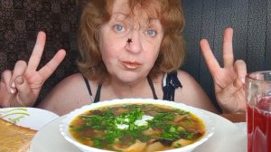 МУКБАНГ Грибной СУПЕЦ в меню Сегодня! Компот из ЧАЯ это модно! НЕ СПАЛИ всю НОЧЬ и РАЗРУГАЛИСЬ!