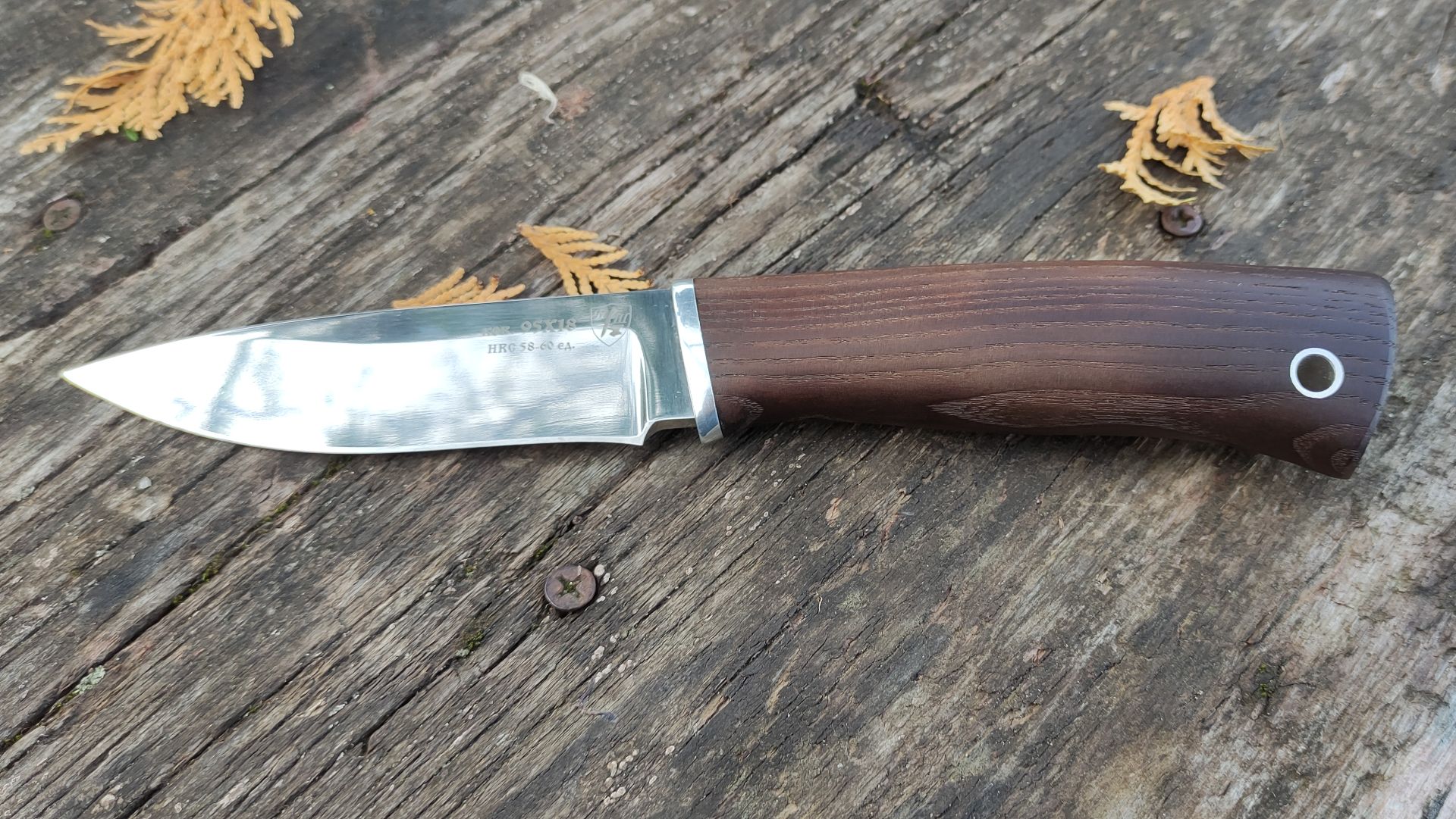 Обзор и тест ножа Клык из стали 95х18. смотреть онлайн