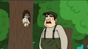 Белка и грибник