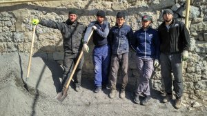 Рекострукция пола в Джума мечети. 3-я часть.24.02.2020