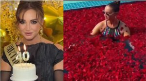 Бассейн с лепестками роз и важные обещания: как Ольга Бузова отметила 40-летие