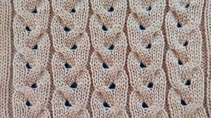 Узор "Плетенка с накидами" по подписке на моих каналах.