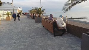 Адлер сейчас 19/01/2026  ПЛЯЖ ЧАЙКА