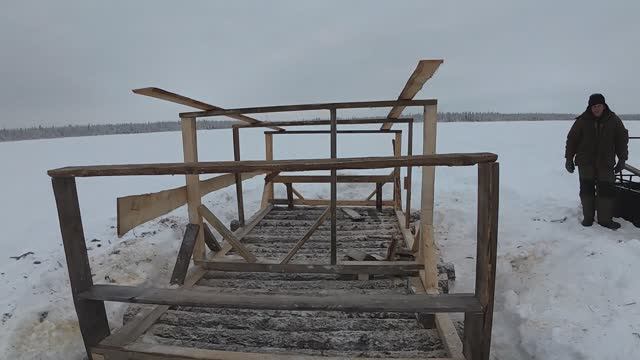 ГУСИНЫЙ Скрадок на болоте. Караулка на гуся. смотреть онлайн
