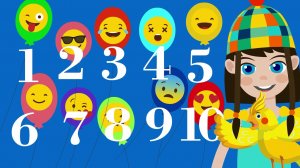 Учим счет от 1 до 10-Считаем до 10 - Любаша Зебра в клеточку - Песенки мультики для детей малышей