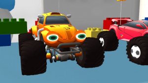 Гонки для мальчиков на монстр-траках Monster Trucks Kids Game 3