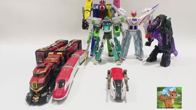 Коллекция из 6 деформированных игрушек-роботов-поездов!（2） смотреть онлайн